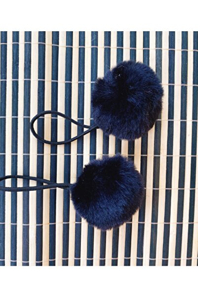 Yeşim Aksesuar طقم إبزيم مطاطي من القطيفة مكون من قطعتين للنساء