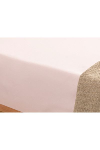 English Home Plain Cotton Single Bed Sheet 160X240 Cm Pink