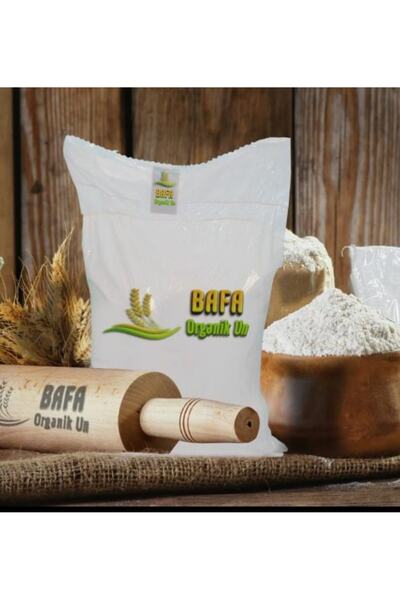Bafa Un Organik Sarı Durum (Kunduru)tam Buğday Taş Değirmen Unu 20 Kg