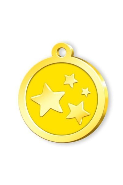 Generic Brand Gold Plated Star Imprint - Yellow