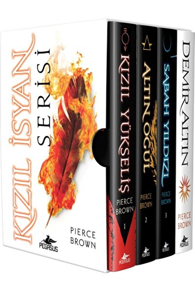 Pegasus Yayınları Kızıl İsyan Serisi Kutulu Özel Set (4 Kitap Ciltli Baskı) -...