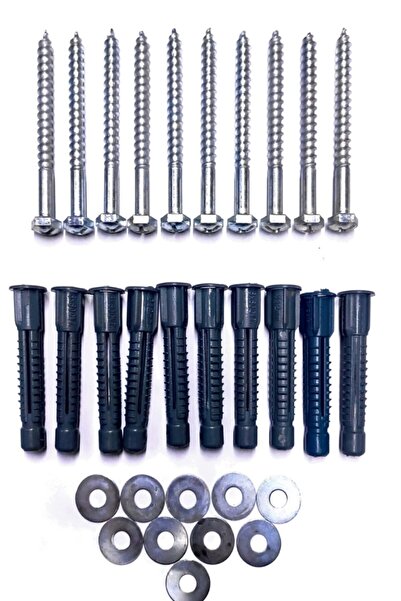 Universal Klima Dübel 12 Mm Tuğla Dübeli( 1 Takım )( Vida - Dübel - Pul )