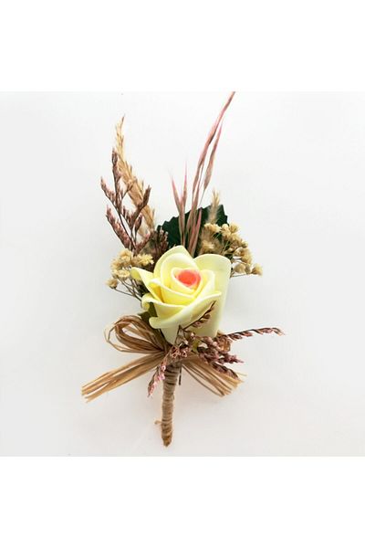 Lora Davet Κρέμα Boutonniere για τον γαμπρό και τους φίλους του