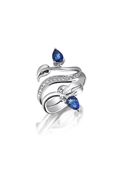 DİAMOND BY Naci Şenocaklı 0,21 Karat Pırlanta Ve 1,28 Karat Safir Ile Işlenmi...