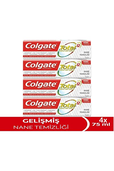 Colgate Total Mint Cleansing Toothpaste 4 X 75 ml
