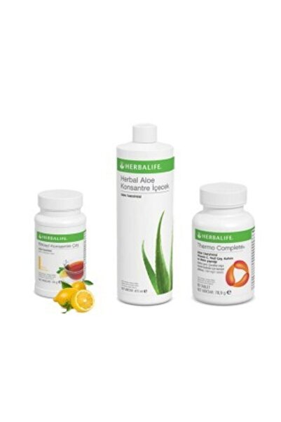 Herbalife 1x Konsantre Çay Limon Aromalı ,1x Thermo Complete ,1x Konsantre Al...