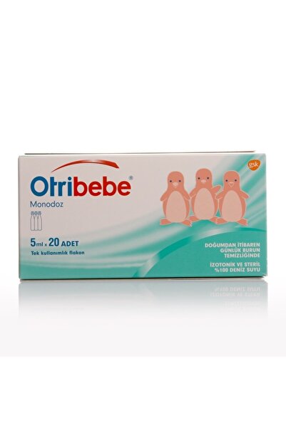 Otribebe Monodoz Steril Tek Kullanımlık Izotonik Deniz Suyu