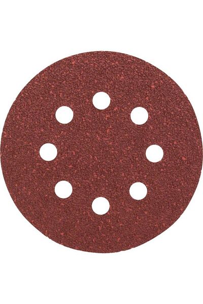 Bosch - Eccentric Sandpaper 5 Pieces, 125 Mm 40 Grit 8 Holes