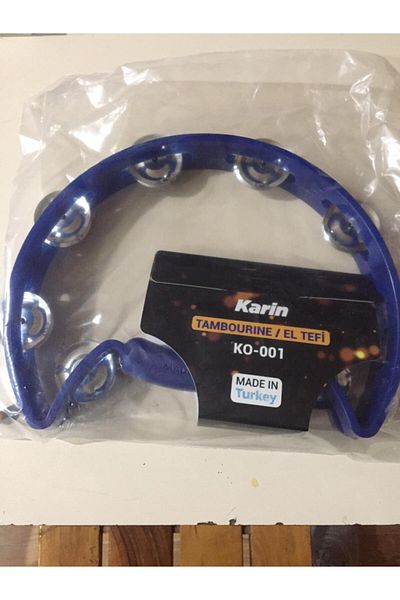 Karin Blue Sk-100 Half Moon Tambourine (blue)