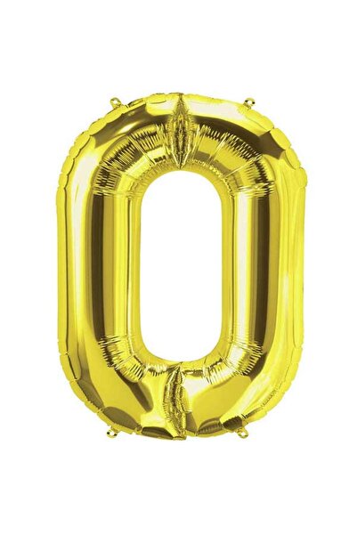Huzur Party Store بالون فويل حرف O ذهبي 40 بوصة بوصة 100 سم