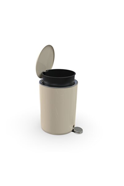 Nova Beige Prima Lenox Pedal Trash Can Beige 5 Lt