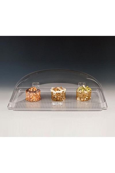 Zicco Polycarbonate Enclosure Container with Tray, Gn 1/1, 35X55X H:21 cm