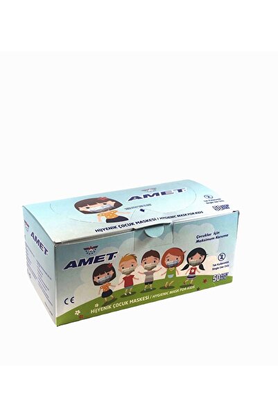 Amet 200 Adet Çocuk Maskesi (MELT BLOWN) (4 KUTU)