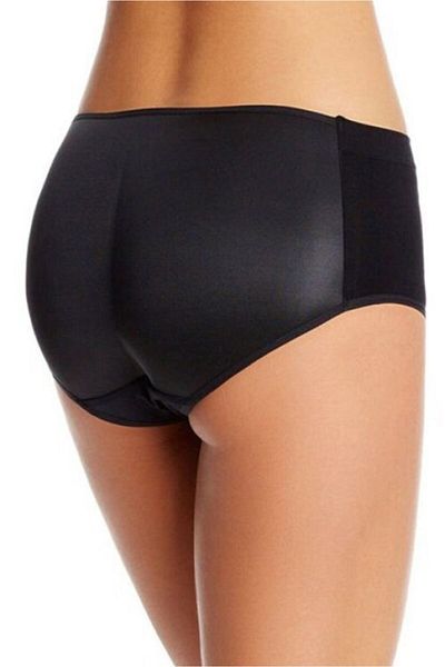 Eromiss Slip pentru modelarea feselor pentru femei negre - Decupaj pop-up