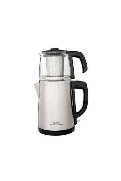 TEFAL Tea Expert Deluxe Inox Çay Makinesi - Cam Demlikli