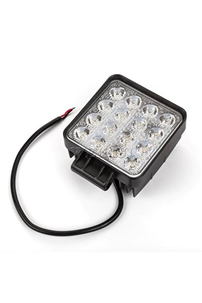ALIYA Calısma Lambası Kare 16 Ledlı 27 W 12 24 Volt