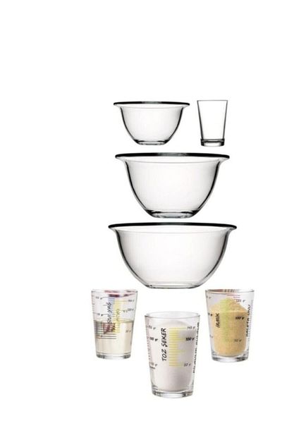 Paşabahçe Arda Türkmen Bowl and Measuring Cup Set 1109547