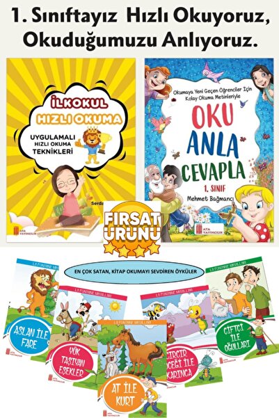 Ata Yayıncılık 1.sınıflar Için Okuma Anlama Geliştirme Seti 1