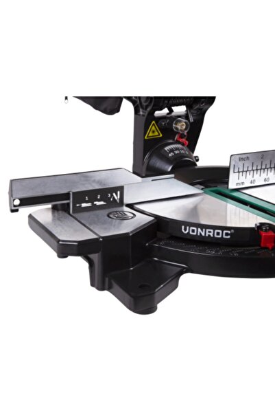 VONROC Lazerli Radyal Gönye Testere - 1700w - 216mm 40 Diş