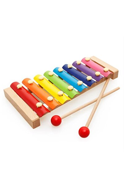 Heaven Shopping 8 Notalı Ksilifon Eğitici Müzik Aleti Montessori Ahşap Zeka O...