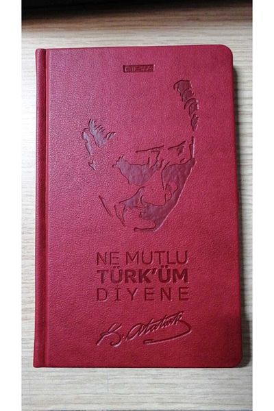 Gıpta Atatürk Hard Cover Notebook, 13x21 Cm