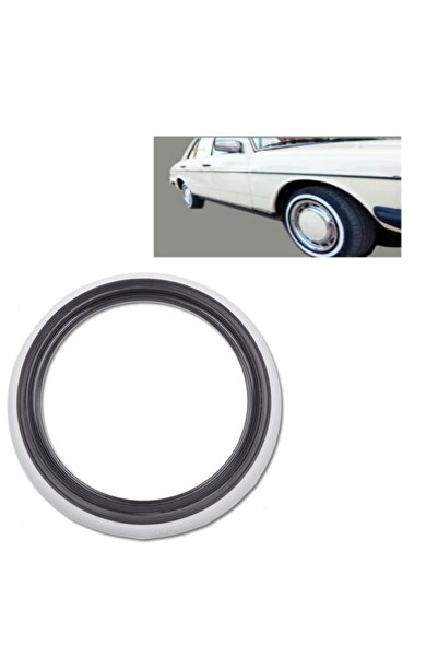 Atlas Marka Otomobil Araba 16 Jant Lastik Yanağı Siyah Beyaz Çift Renk 4' Lü Set Yanak