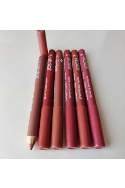 Violet Dudak Kalemi Jumbo(Büyükboy 6lı)asminkozmetik
