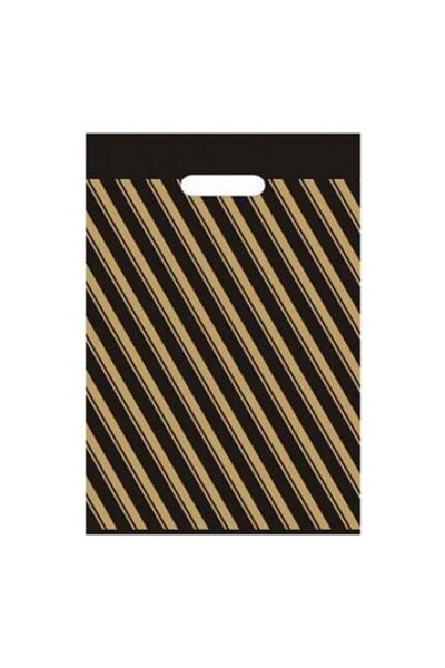Mezpack Ambalaj Ecoplast 60x70 No: 6 Black Diagonel Reinforced Store Bag 1 Pack