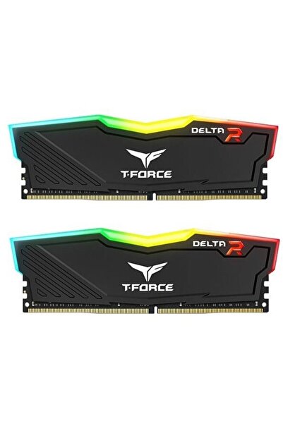 Genel Markalar 16 Gb Ddr4 3200 Mhz T-force Delta Rgb Black 8gbx2 Tf3d416g3200...