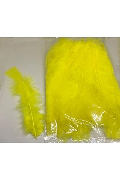 Tekstil Aksesuarları 100 Τεμάχια Φτερά Πουλιών (Μεγέθη 7 – 10 εκ.)