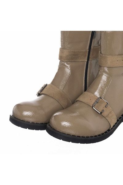 İriadam K111-3 Mink Women's Brown Large Size Boots