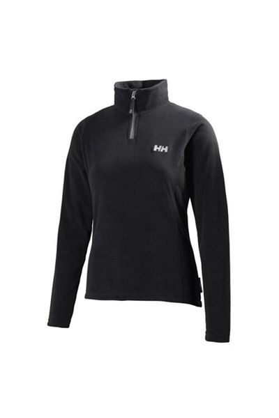Helly Hansen Boys Black Fleece Top - Junior Rider 1/2 Zip 14001_990 Hh