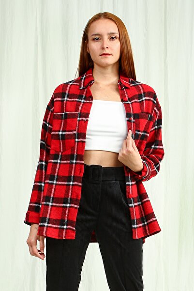 Collezione Κόκκινο γυναικείο μπλουζάκι με μακρύ μανίκι σε μπλε ναυτικό χρώμα