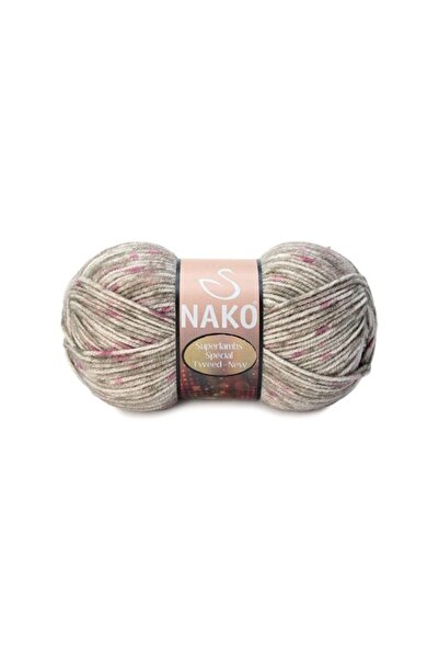 NAKO Superlambs Special Tweed New 31529 Atkı Bere Yelek Ipi