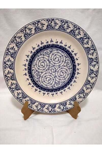 Sultan Çini -çini El Emeği 22 Cm Haliç Desenli Teşhip Sanatı Özel Tasarım Duv...