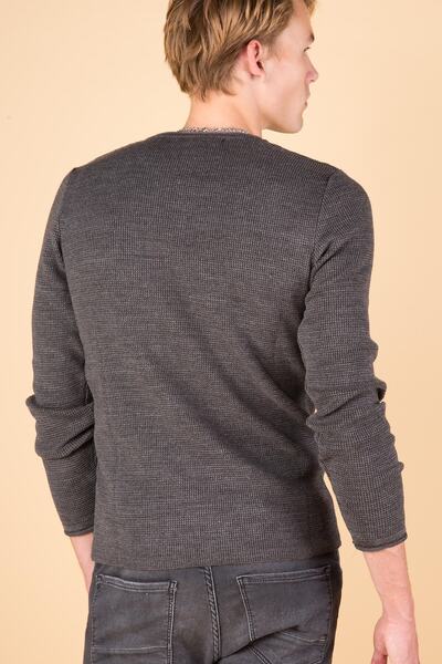 Bad Bear Dapple Knit Men's Anthracite Knitwear