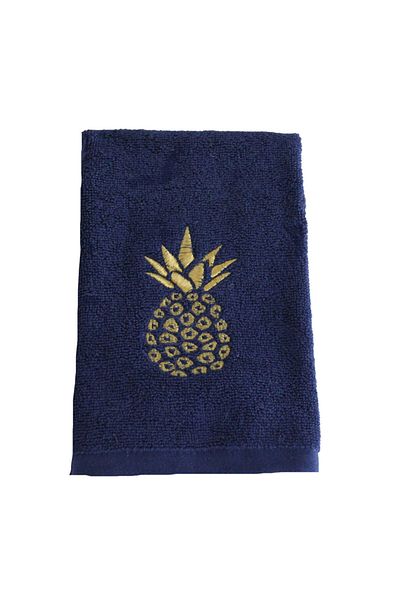 Lucy and Home Curly Navy Blue Kitchen Towel 40x67 Cm