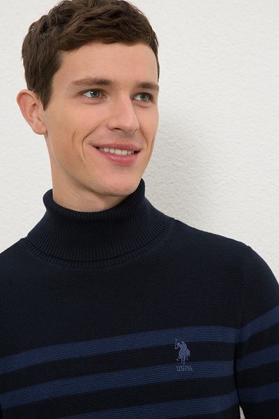 U.S. Polo Assn. Мъжки тъмносин пуловер