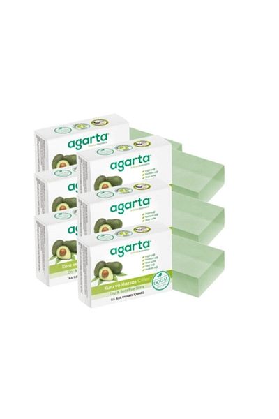 Agarta Dry and Sensitive Skin Soap Natural 150 gr 6 Pieces