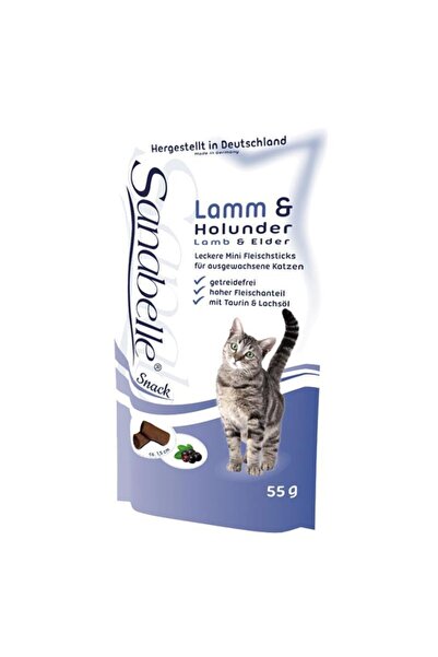 Sanabelle Kuzu Etli Ve Yaban Mersinli Kedi Ödülü 55 gr