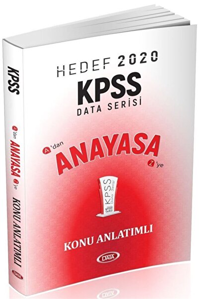 Data Yayınları Süper Fiyat Data 2020 Kpss Anayasa Vatandaşlık Konu Anlatımlı