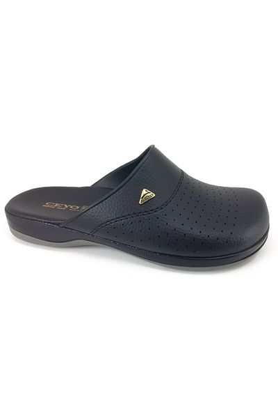 Ceyo Ανδρικές μαύρες παντόφλες 9846-flex Comfort