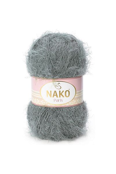 NAKO Παρίσι Πλεκτό Χειροποίητο - Κορδόνι και νήμα Κωδικός χρώματος: 1690-Γκρι κάρβουνο