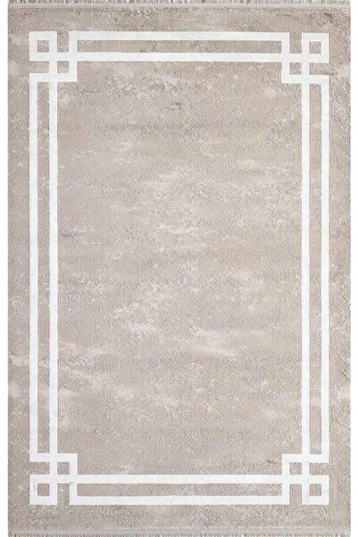 Pierre Cardin Halı Monet Mt18k Kahve Bej Çerçeveli Doğal Iplik Halı