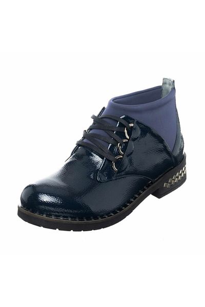İriadam K406-3 Navy Blue Large Size Women's Boots
