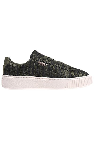 Puma Pantofi de damă BASKET PLATFORM VR Khaki 100293665