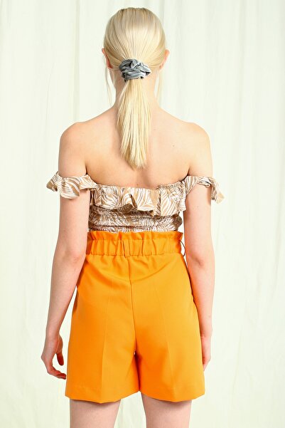 Collezione Tan Γυναικεία - Αθλητική λεπτή μπλούζα με κοντό μανίκι