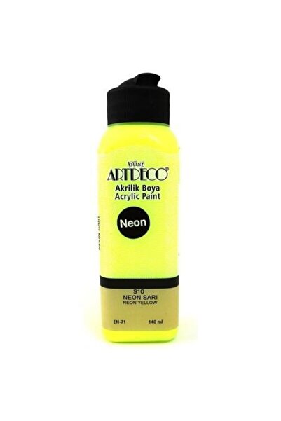 Artdeco Akrilik Boya 140 ml Neon Sarı Y-070r-910