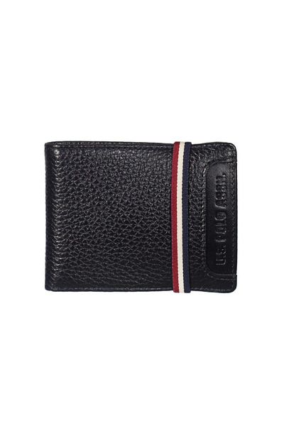 U.S. Polo Assn. Plcz7613 Черен мъжки картодържател