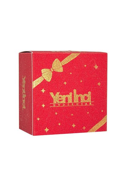 Yeni İnci New Year Red Bralet Lace Laundry Set